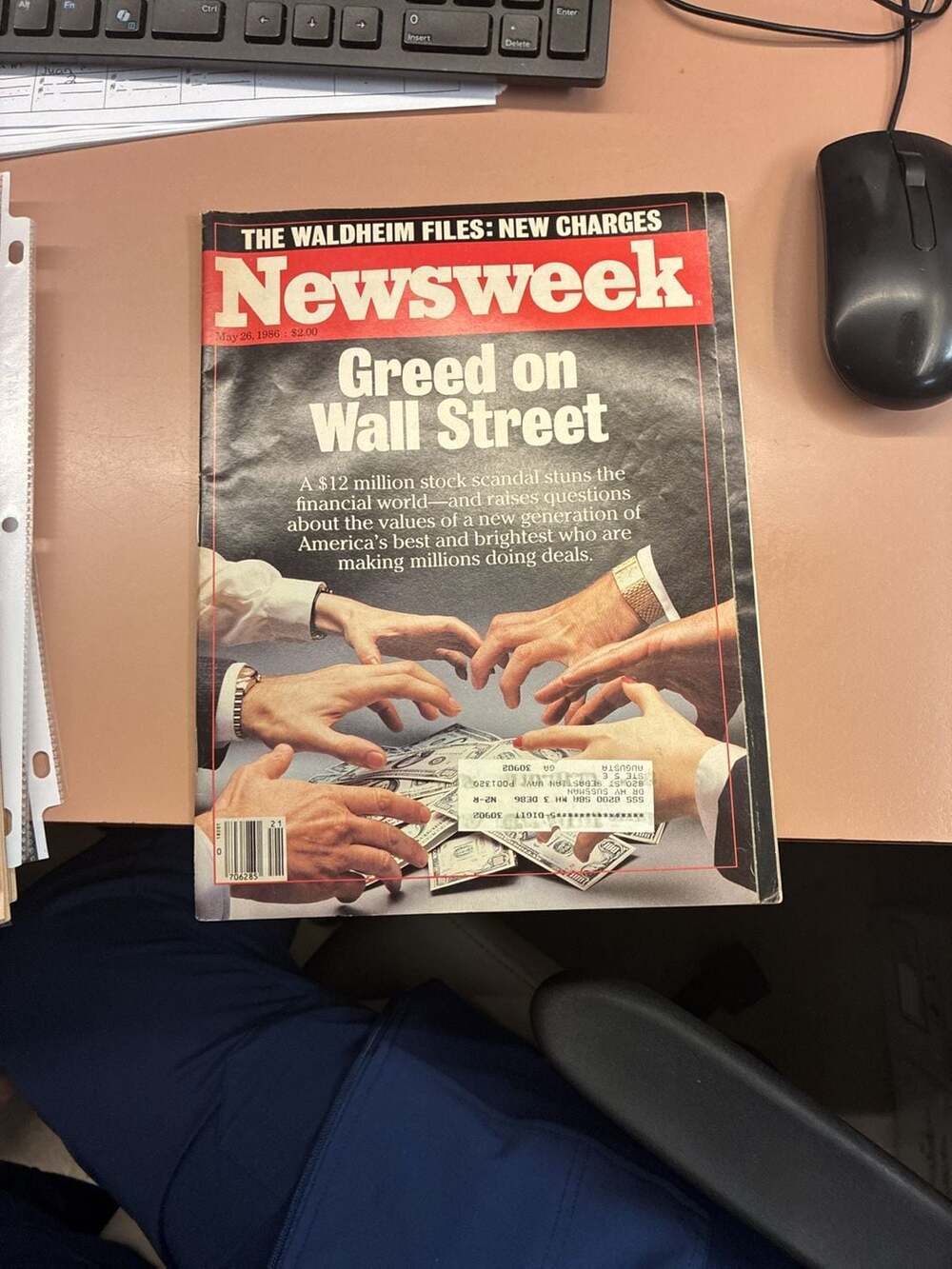 Newsweek Magazine May 26 1986 Greed on Wall Street